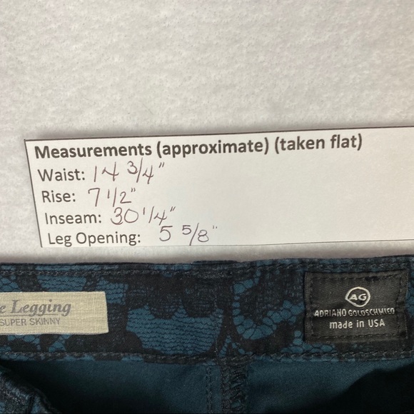 AG The Legging Super Skinny Floral Print Jegging - Picture 3 of 10